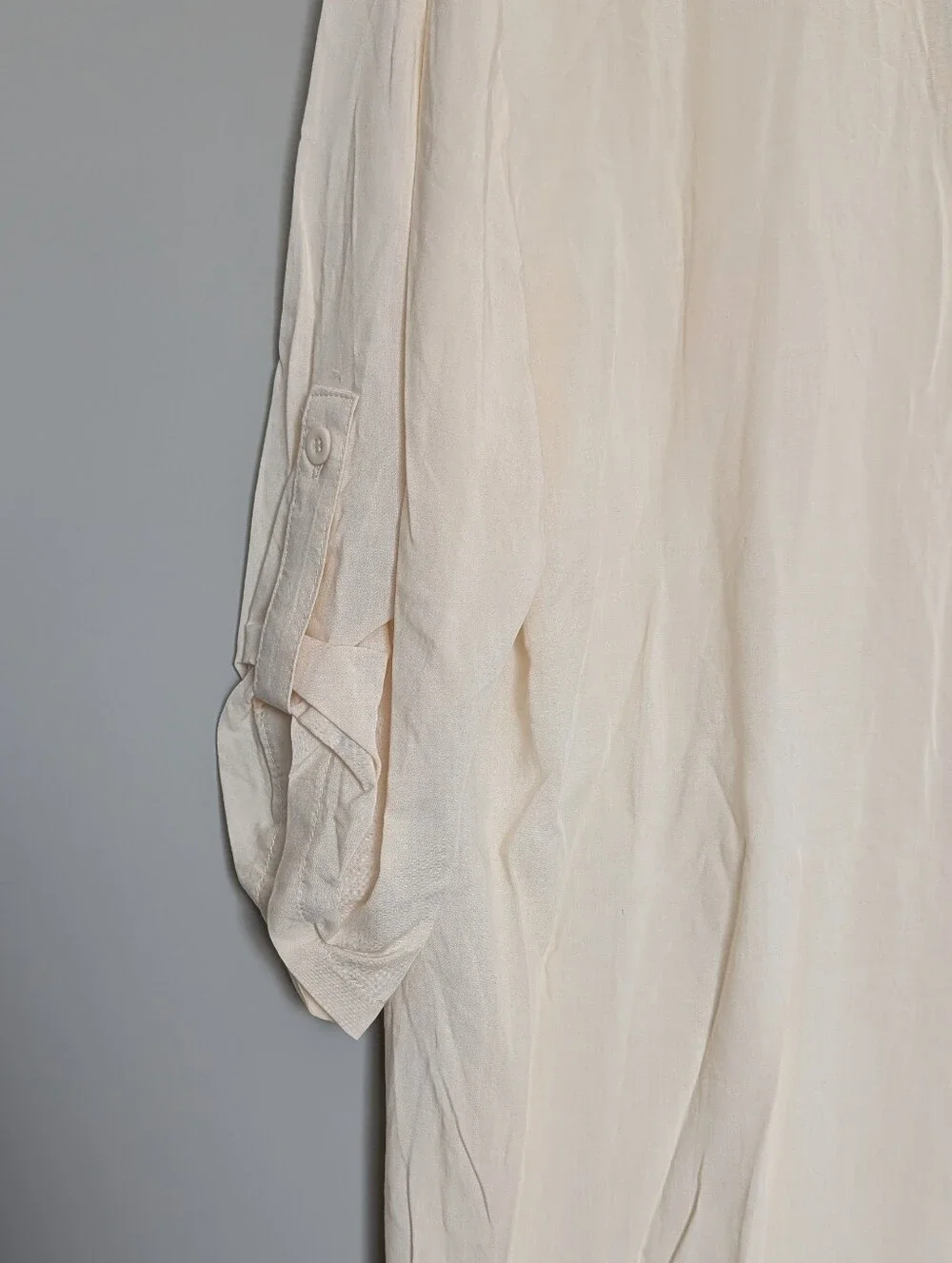 NWT Ekouaer Ivory Beach Swim Cover Up Size Small